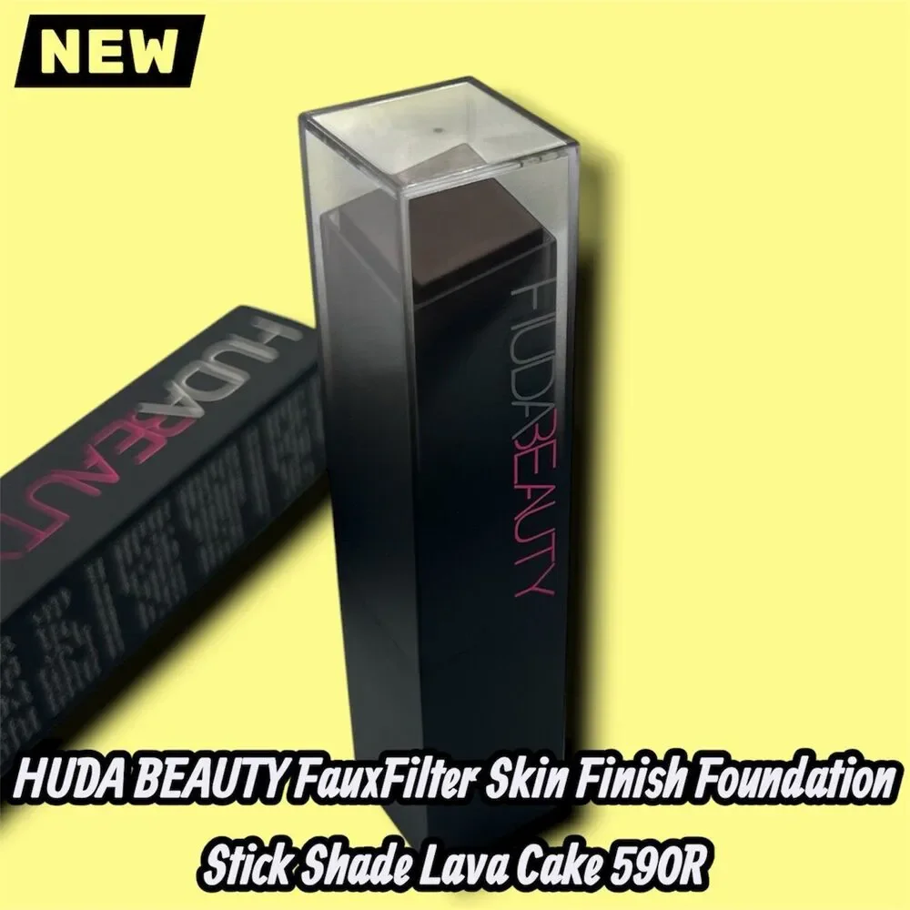 New HUDA BEAUTY FauxFilter Skin Finish Foundation Stick Shade Lava Cake 590R